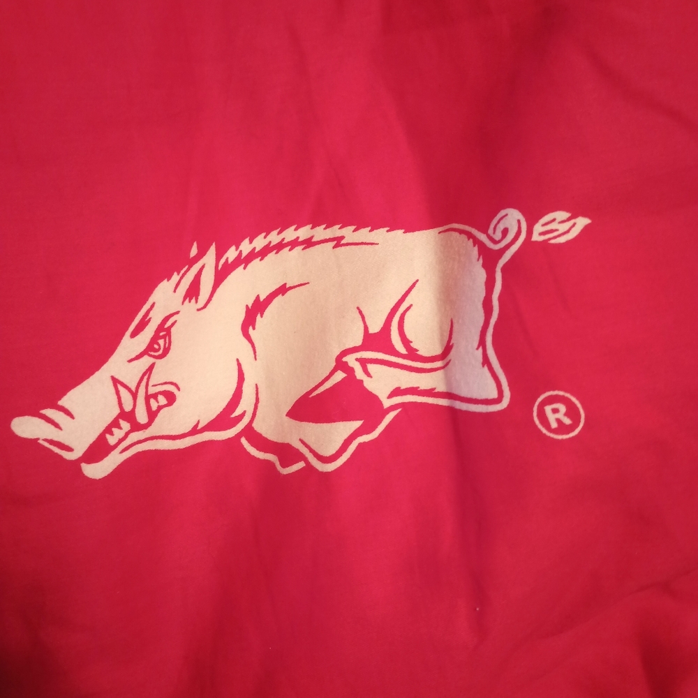 Arkansas Razorback crib sheet and liner . - Picture 7 of 7